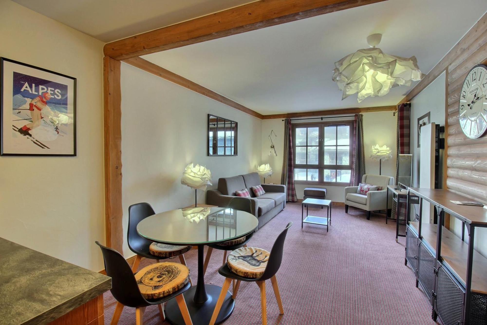 Arc 1950 - Appartement Moderne - Sauna Hammam Jacuzzi - 4 Personnes Les Arcs  Екстериор снимка